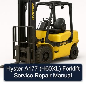 Hyster A177 (H60XL) Forklift Service Repair Manual