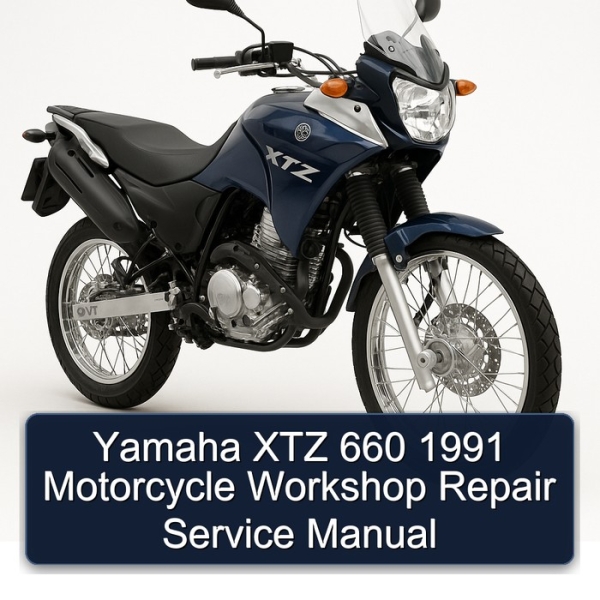 Yamaha XTZ 660 1991 Motorcycle Workshop Repair Service Manual