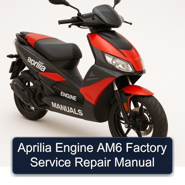 Aprilia Engine AM6 Factory Service Repair Manual