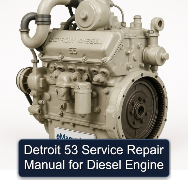 Detroit 53 Service Repair Manual for Diesel Engine