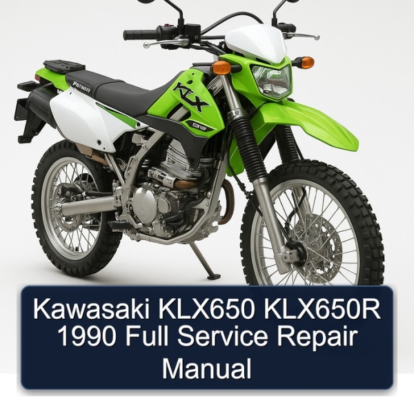 Kawasaki KLX650 KLX650R 1990 Full Service Repair Manual
