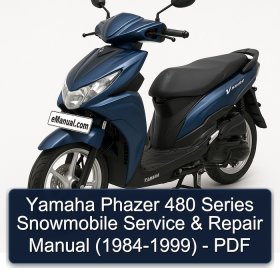 Yamaha Phazer 480 Series Snowmobile Service & Repair Manual (1984-1999) - PDF