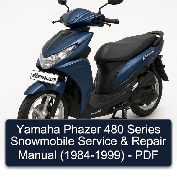 Yamaha Phazer 480 Series Snowmobile Service & Repair Manual (1984-1999) - PDF
