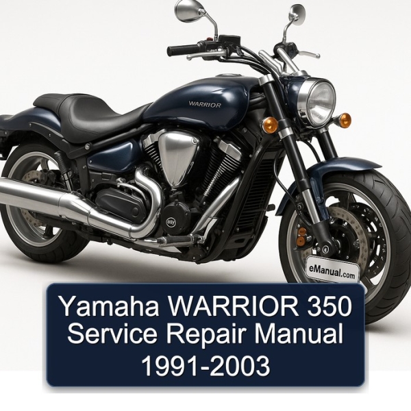 Yamaha WARRIOR 350 Service Repair Manual 1991-2003