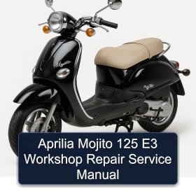 Aprilia Mojito 125 E3 Workshop Repair Service Manual
