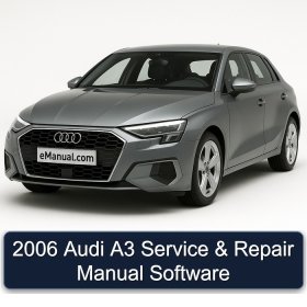 2006 Audi A3 Service & Repair Manual Software