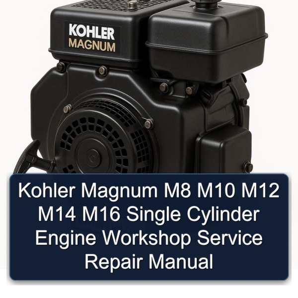 Kohler Magnum M8 M10 M12 M14 M16 Single Cylinder Engine Workshop Service Repair Manual
