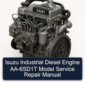 Isuzu Industrial Diesel Engine AA-6SD1T Model Service Repair Manual
