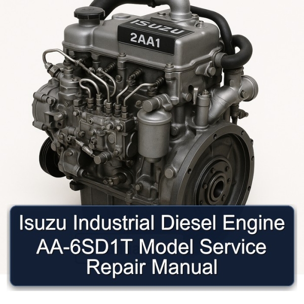 Isuzu Industrial Diesel Engine AA-6SD1T Model Service Repair Manual