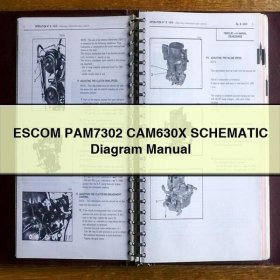 ESCOM PAM7302 CAM630X SCHEMATIC Diagram Manual