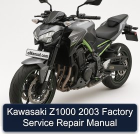 Kawasaki Z1000 2003 Factory Service Repair Manual