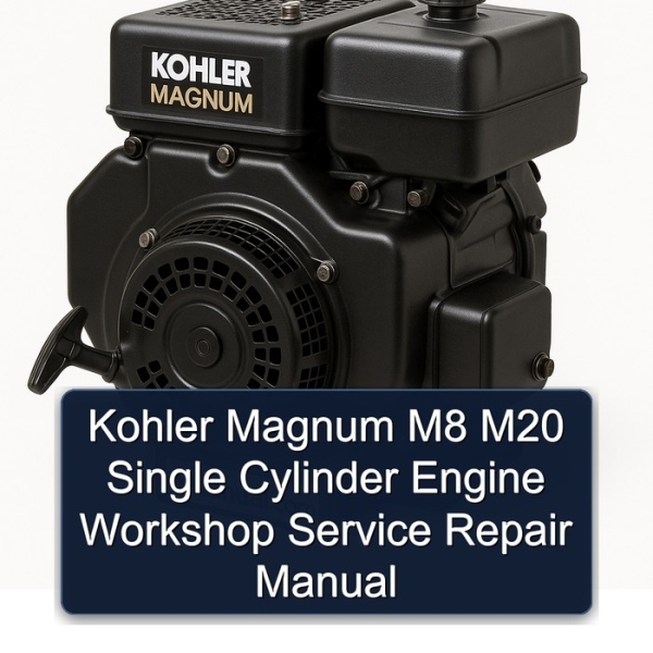 Kohler Magnum M8 M20 Single Cylinder Engine Workshop Service Repair Manual