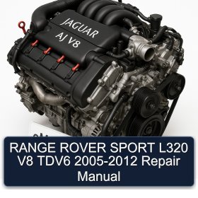 RANGE ROVER SPORT L320 V8 TDV6 2005-2012 Repair Manual