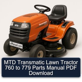 MTD Transmatic Lawn Tractor 760 to 779 Parts Manual PDF Download