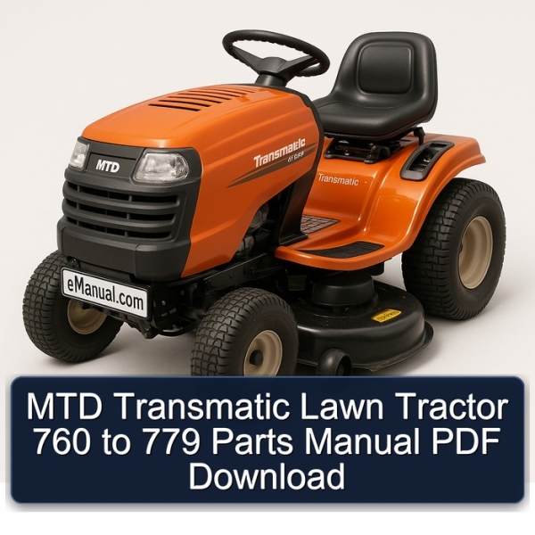 MTD Transmatic Lawn Tractor 760 to 779 Parts Manual PDF Download