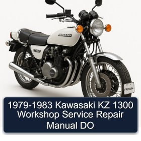 1979-1983 Kawasaki KZ 1300 Workshop Service Repair Manual DO
