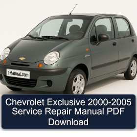Chevrolet Exclusive 2000-2005 Service Repair Manual PDF Download