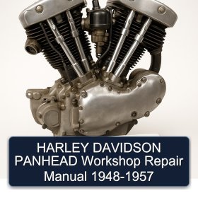 HARLEY DAVIDSON PANHEAD Workshop Repair Manual 1948-1957