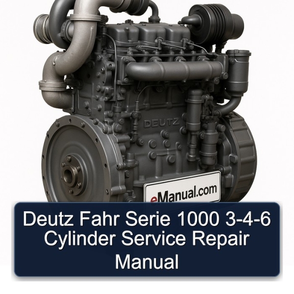 Deutz Fahr Serie 1000 3-4-6 Cylinder Service Repair Manual
