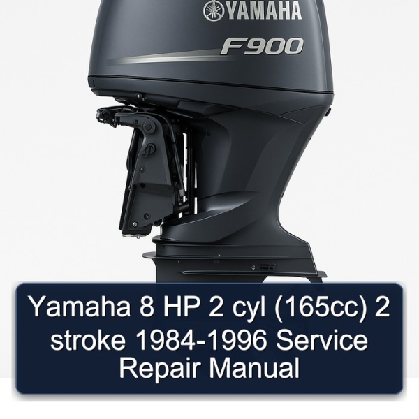 Yamaha 8 HP 2 cyl (165cc) 2 stroke 1984-1996 Service Repair Manual