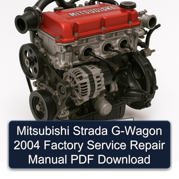 Mitsubishi Strada G-Wagon 2004 Factory Service Repair Manual PDF Download