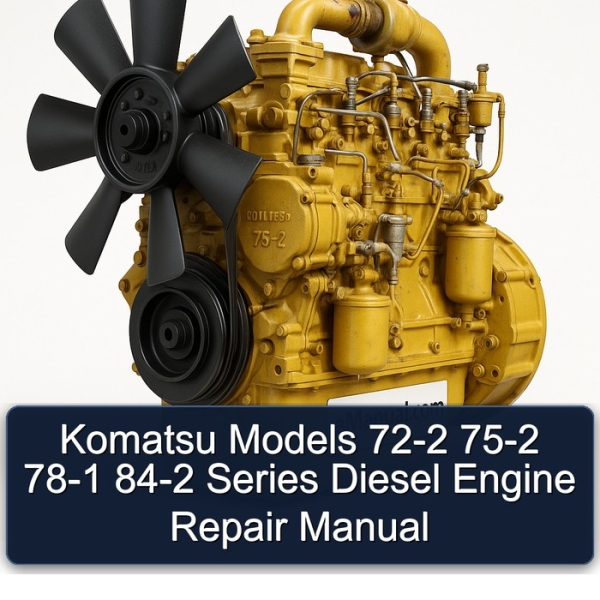 Komatsu Models 72-2 75-2 78-1 84-2 Series Diesel Engine Repair Manual