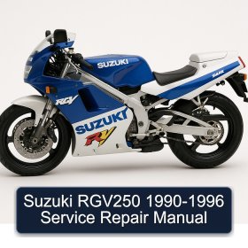 Suzuki RGV250 1990-1996 Service Repair Manual