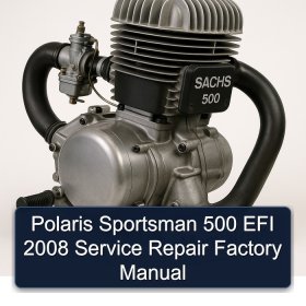 Polaris Sportsman 500 EFI 2008 Service Repair Factory Manual