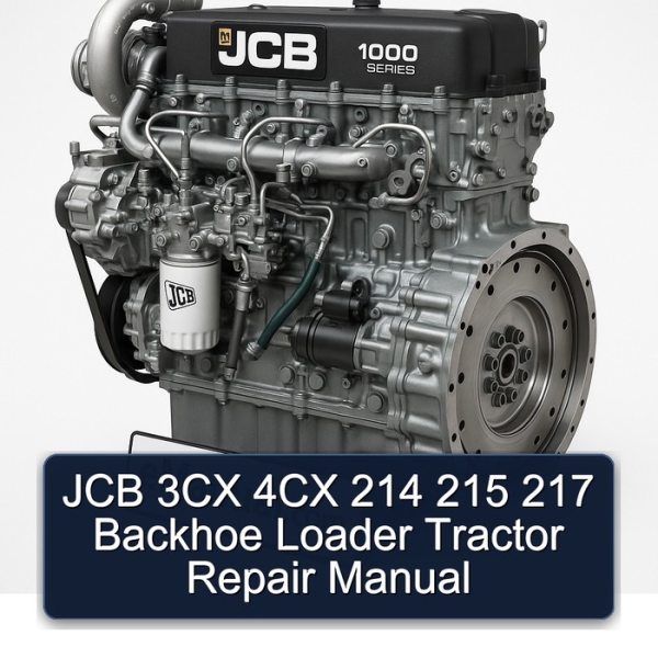 Manual de Reparación para Cargadoras Retroexcavadoras JCB 3CX, 4CX, 214, 215, 217