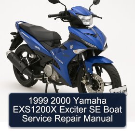 1999 2000 Yamaha EXS1200X Exciter SE Boat Service Repair Manual