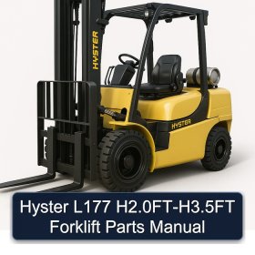 Hyster L177 H2.0FT-H3.5FT Forklift Parts Manual