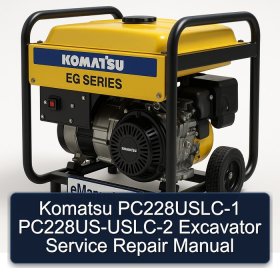 Komatsu PC228USLC-1 PC228US-USLC-2 Excavator Service Repair Manual