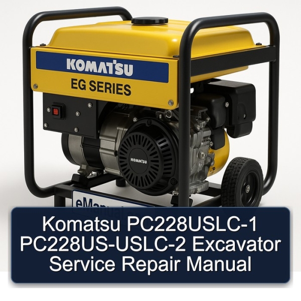 Komatsu PC228USLC-1 PC228US-USLC-2 Excavator Service Repair Manual