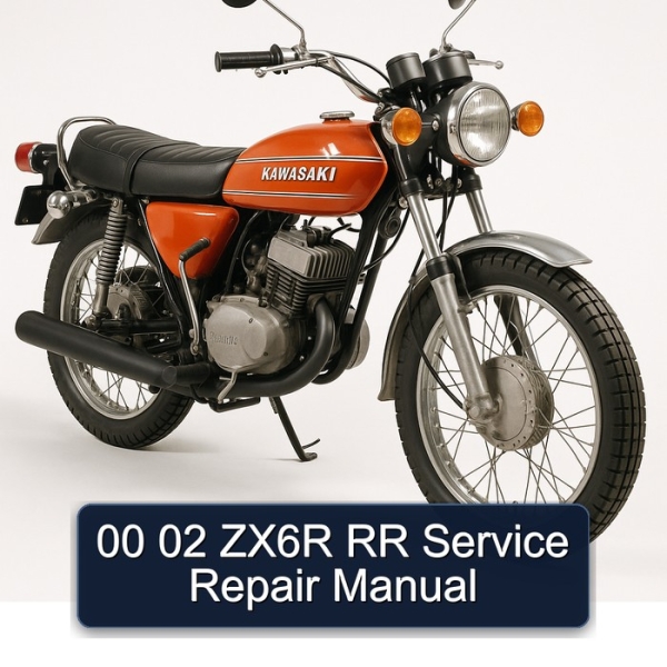 00 02 ZX6R RR Service Repair Manual