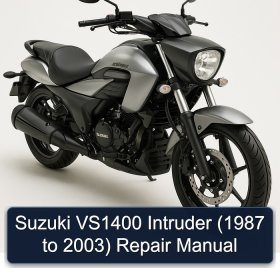 Suzuki VS1400 Intruder (1987 to 2003) Repair Manual