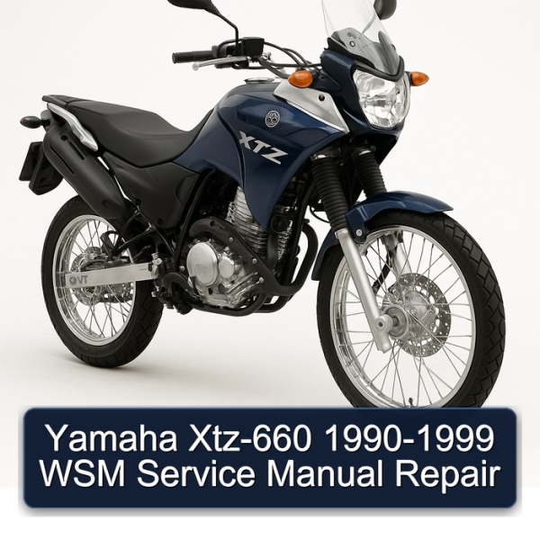 Yamaha Xtz-660 1990-1999 WSM Service Manual Repair