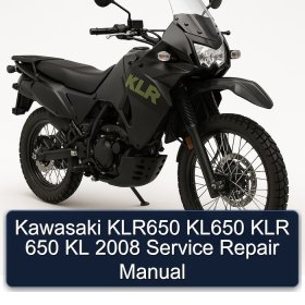Kawasaki KLR650 KL650 KLR 650 KL 2008 Service Repair Manual