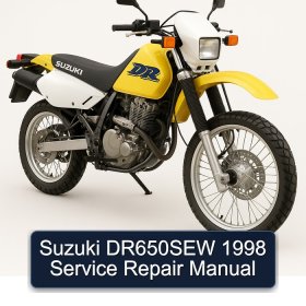 Suzuki DR650SEW 1998 Service Repair Manual