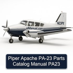 Piper Apache PA-23 Parts Catalog Manual PA23