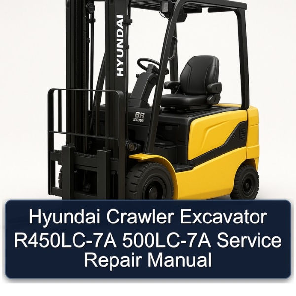 Hyundai Crawler Excavator R450LC-7A 500LC-7A Service Repair Manual