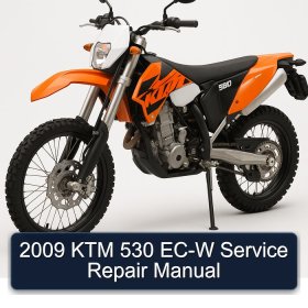 2009 KTM 530 EC-W Service Repair Manual