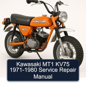 Kawasaki MT1 KV75 1971-1980 Service Repair Manual