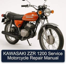 KAWASAKI ZZR 1200 Service Motorcycle Repair Manual