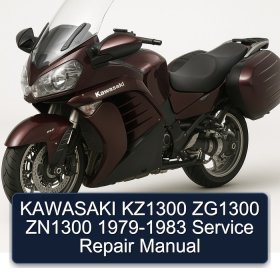 KAWASAKI KZ1300 ZG1300 ZN1300 1979-1983 Service Repair Manual