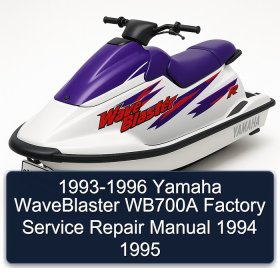 1993-1996 Yamaha WaveBlaster WB700A Factory Service Repair Manual 1994 1995