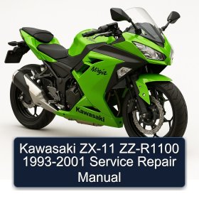 Kawasaki ZX-11 ZZ-R1100 1993-2001 Service Repair Manual