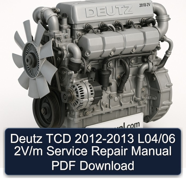 Deutz TCD 2012-2013 L04/06 2V/m Service Repair Manual PDF Download