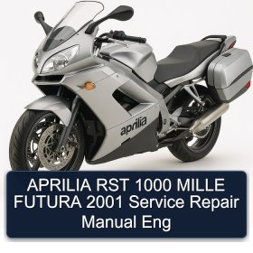 APRILIA RST 1000 MILLE FUTURA 2001 Service Repair Manual Eng