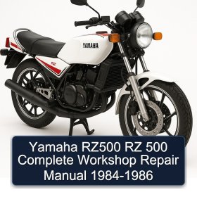Yamaha RZ500 RZ 500 Complete Workshop Repair Manual 1984-1986