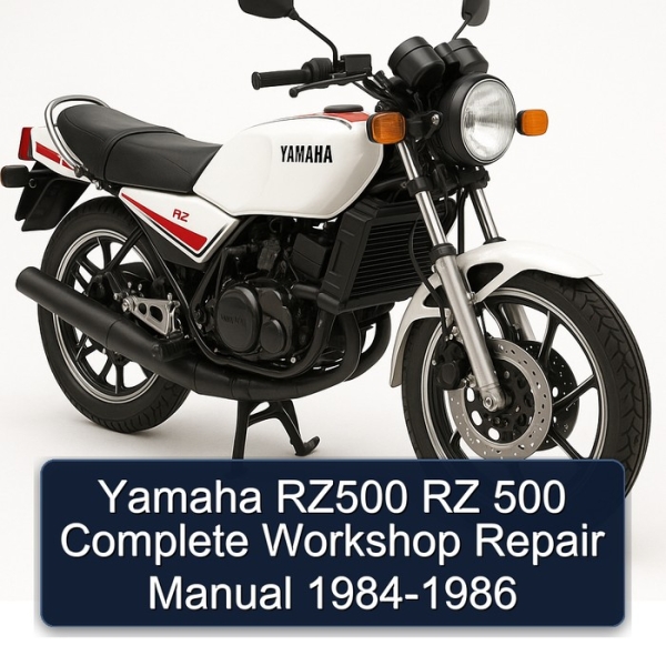 Yamaha RZ500 RZ 500 Complete Workshop Repair Manual 1984-1986